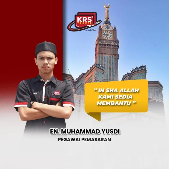 En. Muhammad Yusdi, pegawai pemasaran KRS Travel
